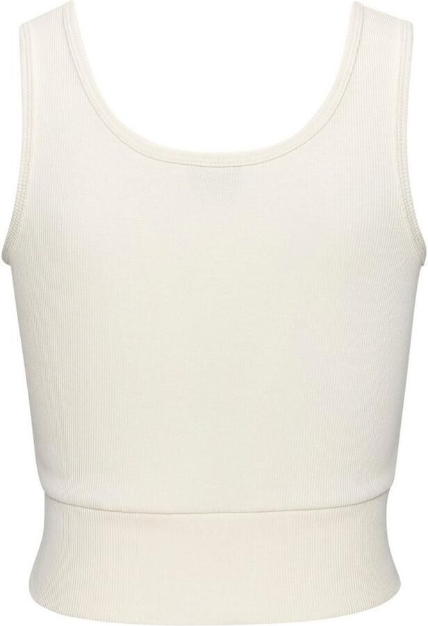 Buffalo Crop-top in ribstructuur met brede band - Foto 6