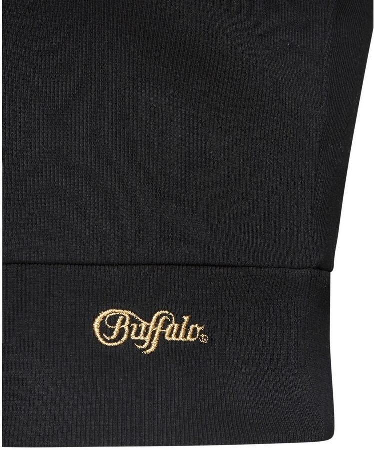 Buffalo Crop-top in ribstructuur met brede band