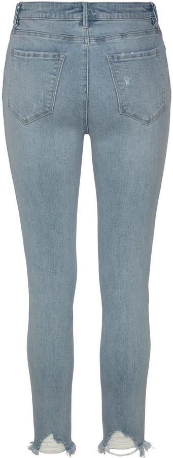 Buffalo Destroyed jeans met rafelende broekspijpen en stretchpercentage smalle pasvorm - Foto 3