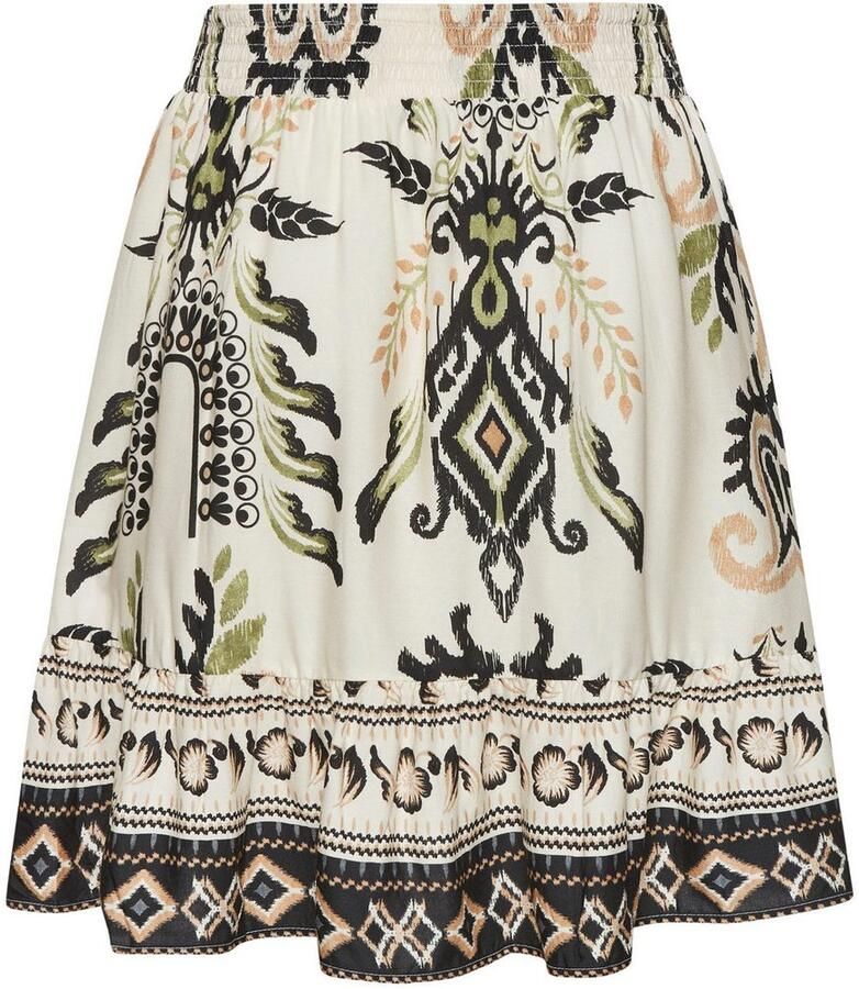 Buffalo Geweven rok met alloverprint zomerrok a-lijn