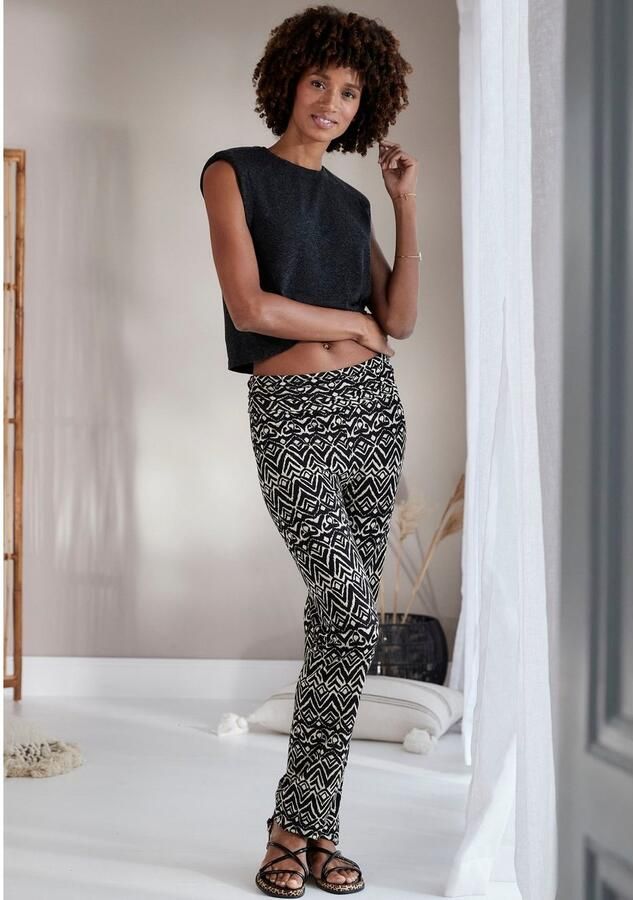 Buffalo Harembroek met aangerimpelde omslagband - Foto 4