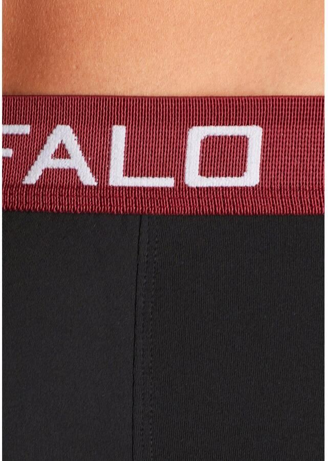 Buffalo Hipster strak zittende boxershorts met contrastband van katoenmix (set 4 stuks) - Foto 2