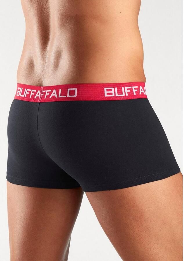 Buffalo Hipster strak zittende boxershorts met contrastband van katoenmix (set 4 stuks) - Foto 7