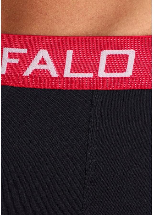 Buffalo Hipster strak zittende boxershorts met contrastband van katoenmix (set 4 stuks) - Foto 2