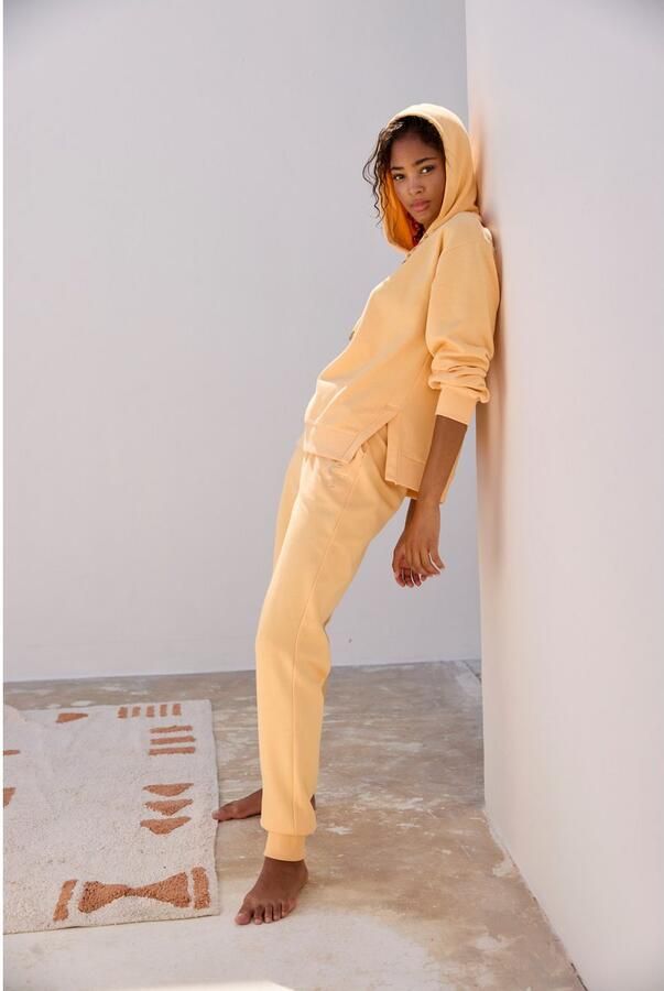 Buffalo Hoodie Capuchon sweatshirt met grote rugprint met glanseffect loungewear - Foto 6