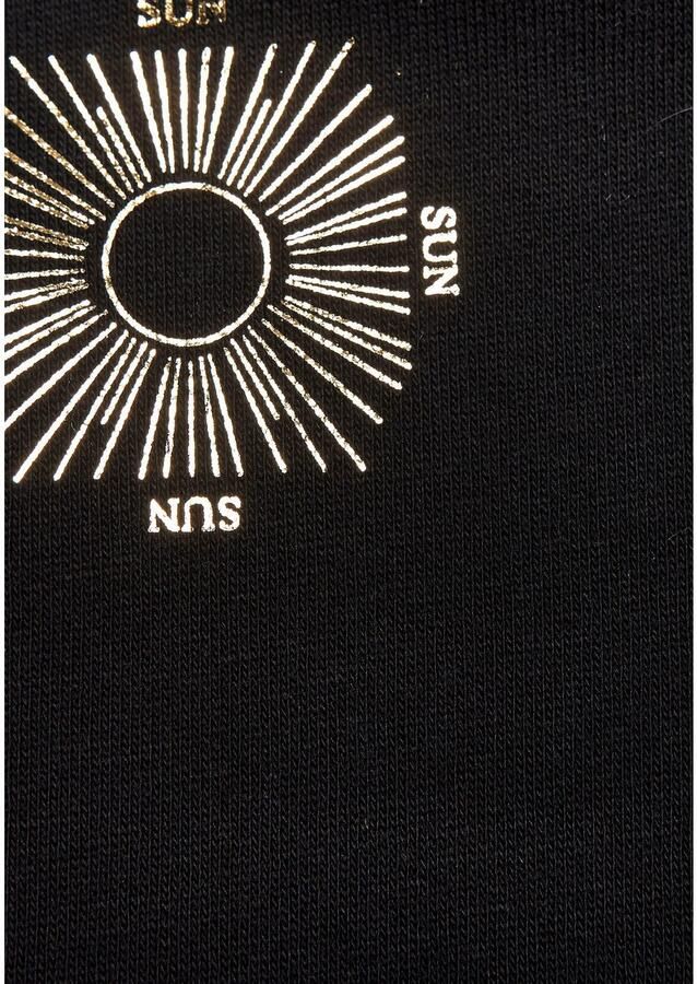 Buffalo Hoodie Capuchon sweatshirt met grote rugprint met glanseffect loungewear - Foto 3