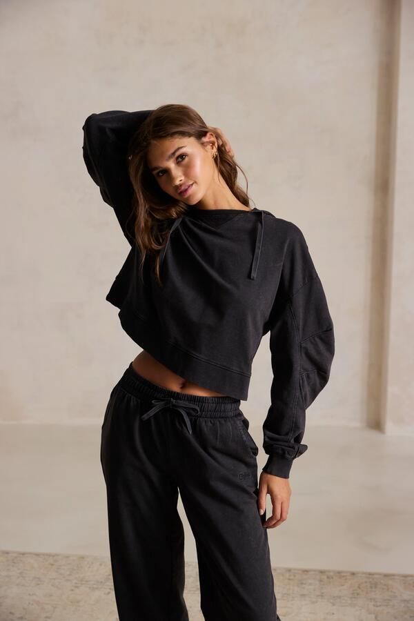 Buffalo Hoodie Capuchontrui in used-look loungewear (1-delig) - Foto 7