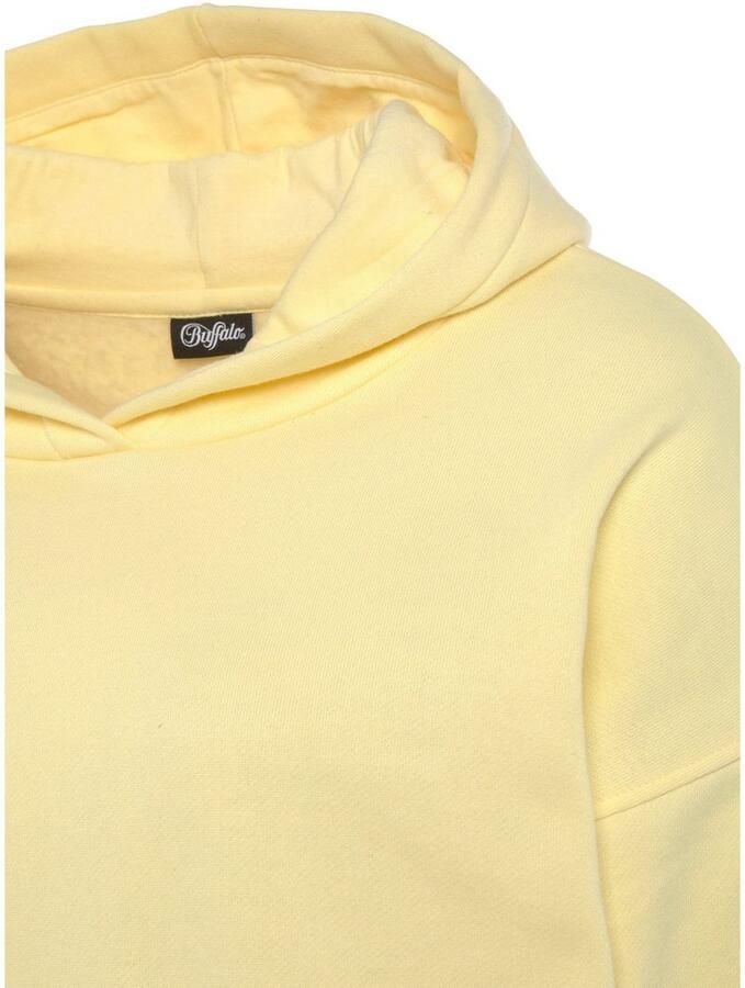 Buffalo Hoodie -Hoodie met rugprint Capuchon sweatshirt met rugprint en ribborden loungewear - Foto 3