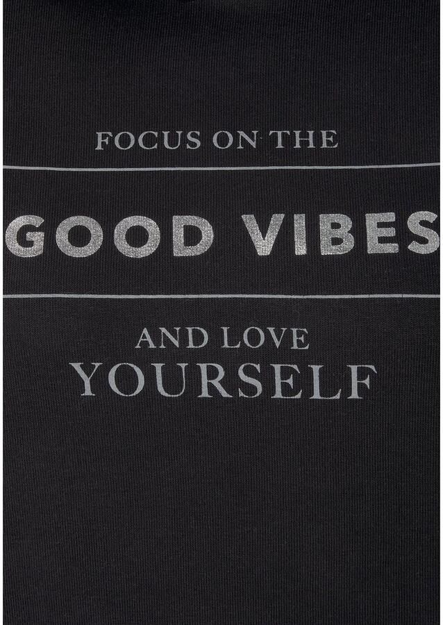 Buffalo Hoodie met foildruk loungewear - Foto 2