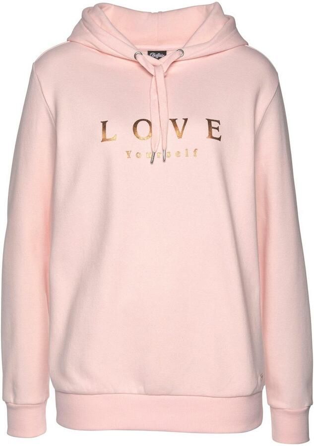 Buffalo Hoodie met overlappende schouders loungewear loungepak - Foto 3