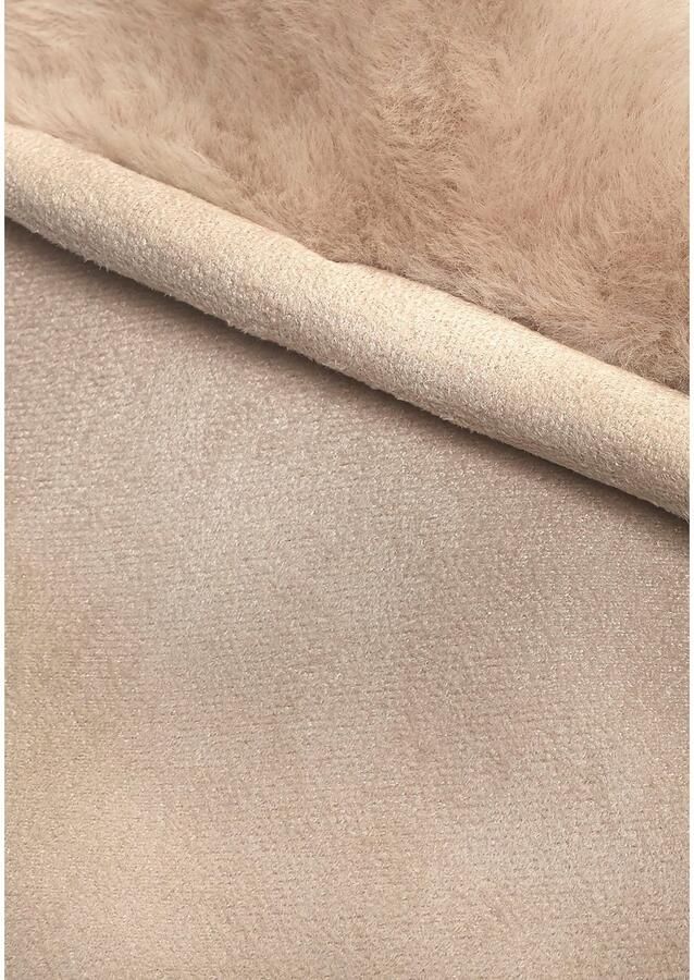 Buffalo Jas van imitatieleer met capuchon teddyvoering winterjas