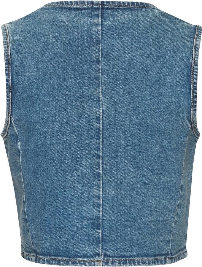 Buffalo Jeansgilet in verkorte lengte figuuraccentuerende pasvorm modieus - Foto 2