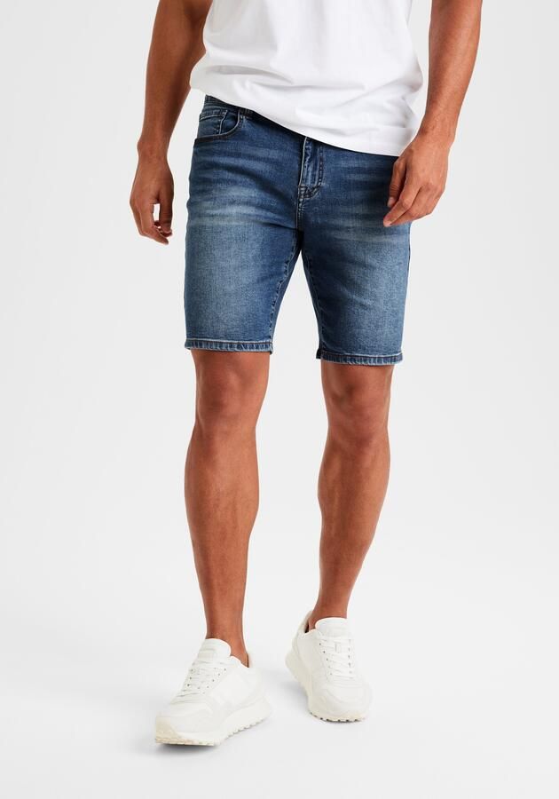 Buffalo Jeansshort 5-pocketshort met normale taillehoogte korte broek van elastische denimkwaliteit - Foto 7