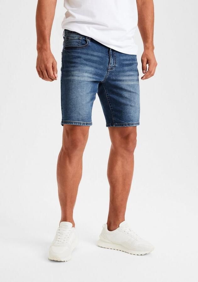 Buffalo Jeansshort 5-pocketshort met normale taillehoogte korte broek van elastische denimkwaliteit - Foto 4