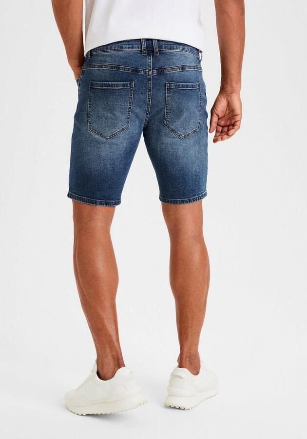 Buffalo Jeansshort 5-pocketshort met normale taillehoogte korte broek van elastische denimkwaliteit - Foto 5
