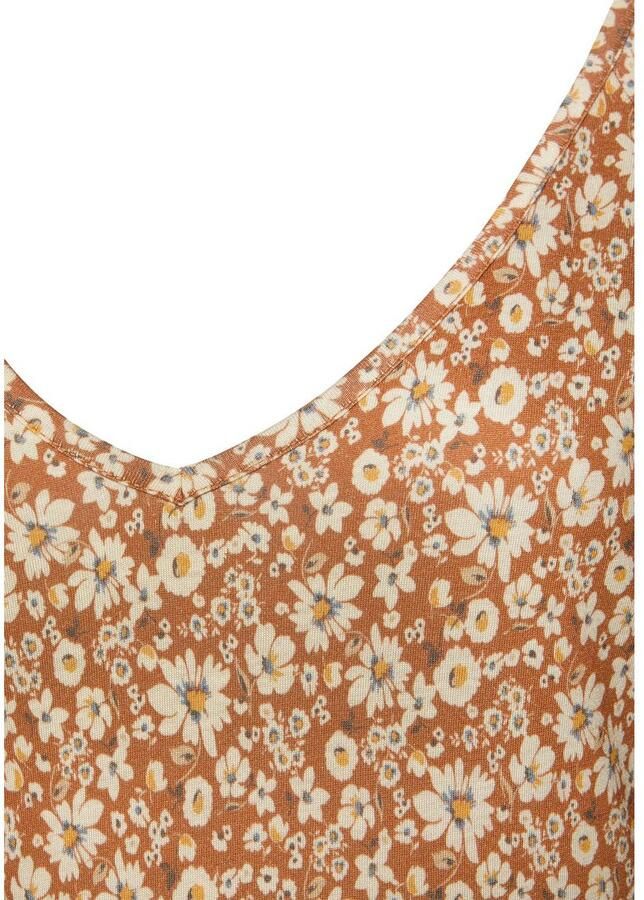 Buffalo Jerseyjurk met bloemenprint en v-hals zomerjurk strandjurk - Foto 2