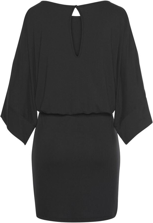 Buffalo Jerseyjurk met mouwspliten zomers modieus (Met bindstrik) - Foto 3