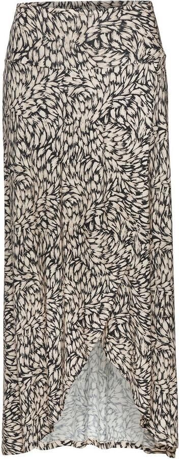 Buffalo Jerseyrok met alloverprint zomerse maxirok in wikkellook - Foto 9