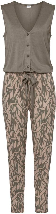 Buffalo Jumpsuit in 2-in-1-look zomerse jumpsuit met smalle pijpen (Met een bindceintuur) - Foto 5