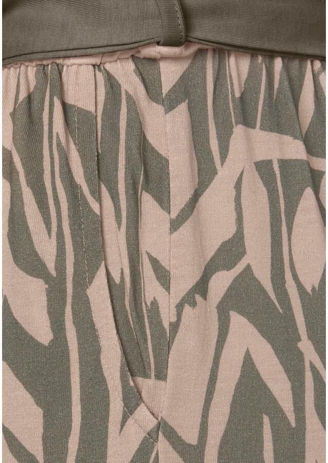 Buffalo Jumpsuit in 2-in-1-look zomerse jumpsuit met smalle pijpen (Met een bindceintuur) - Foto 3