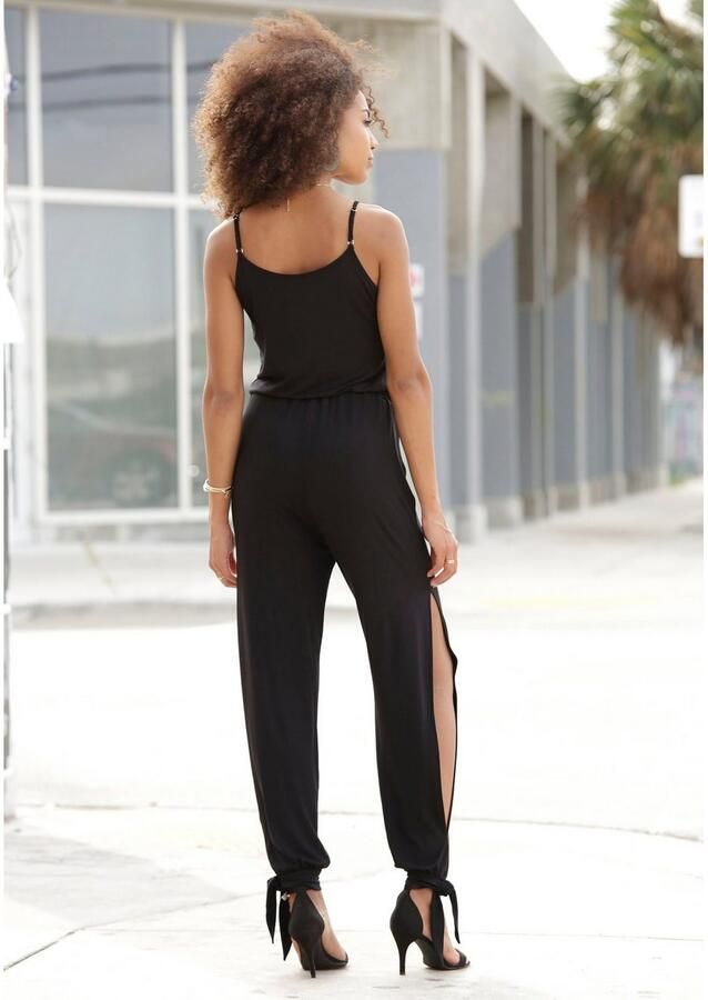 Buffalo Jumpsuit met splits aan de zijkant van de pijpen luchtige jumpsuit casual-chic