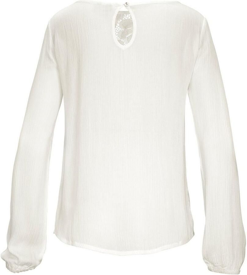 Buffalo Kanten blouse gemaakt van geweven viscose zomers boho-stijl - Foto 3