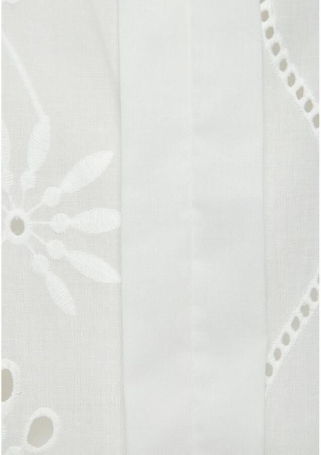 Buffalo Kanten blouse met korte mouwen modieuze ajourborduurwerk - Foto 2