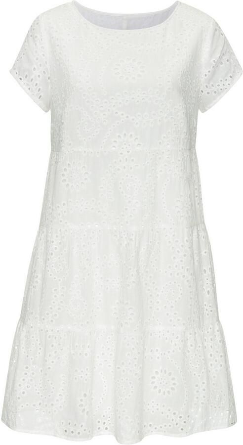 Buffalo Kanten jurk korte zomerjurk van ajourborduurwerk - Foto 4