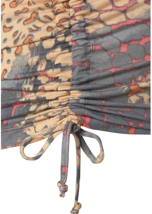 Buffalo Lang shirt met hagedisprint elastische strandjurk zomerjurk - Foto 4