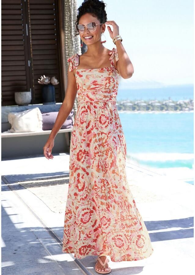 Buffalo Maxi-jurk Alloverprint bandeaujurk zomers speels - Foto 3