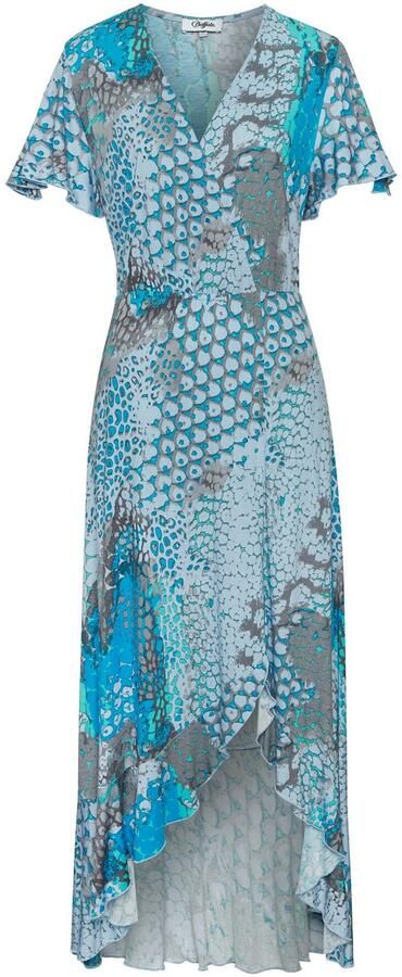 Buffalo Maxi-jurk in vokuhila-snede split en volant vleugel mouwen drukjurk - Foto 7