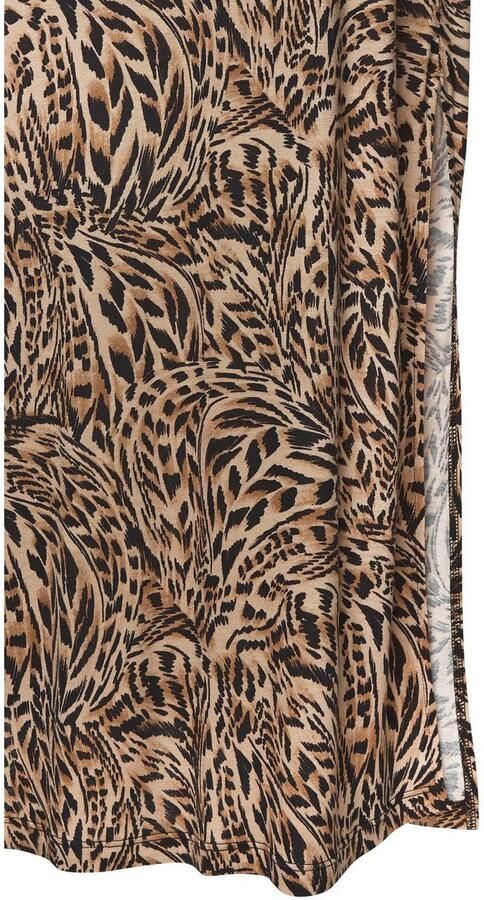 Buffalo Maxi-jurk met alloverprint en split zomerjurk strandjurk - Foto 3