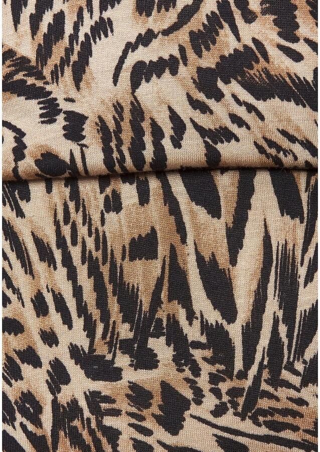 Buffalo Maxi-jurk met alloverprint en split zomerjurk strandjurk - Foto 2