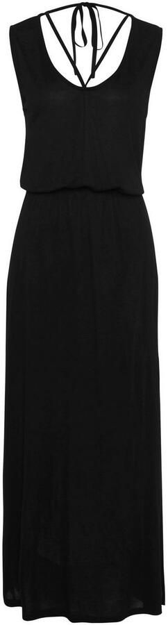 Buffalo Maxi-jurk met sierbandjes en split zomerjurk strandjurk - Foto 4