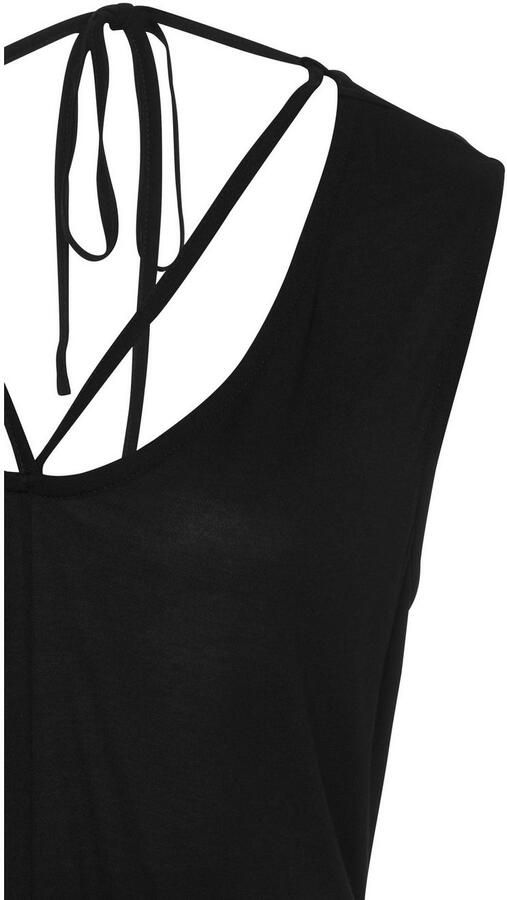 Buffalo Maxi-jurk met sierbandjes en split zomerjurk strandjurk - Foto 3