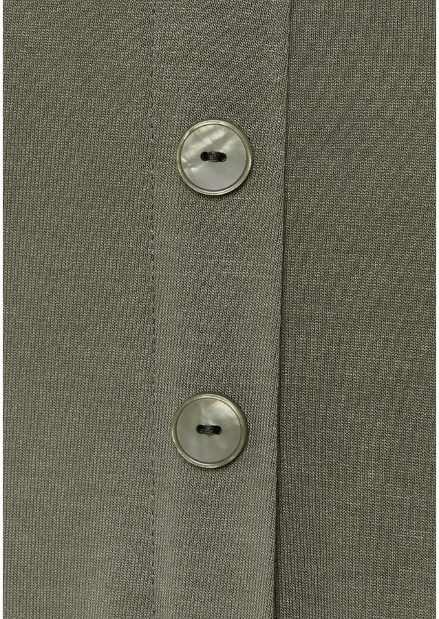 Buffalo Midirok met split en sierknoopsluiting elastische jersey rok strandrok - Foto 3