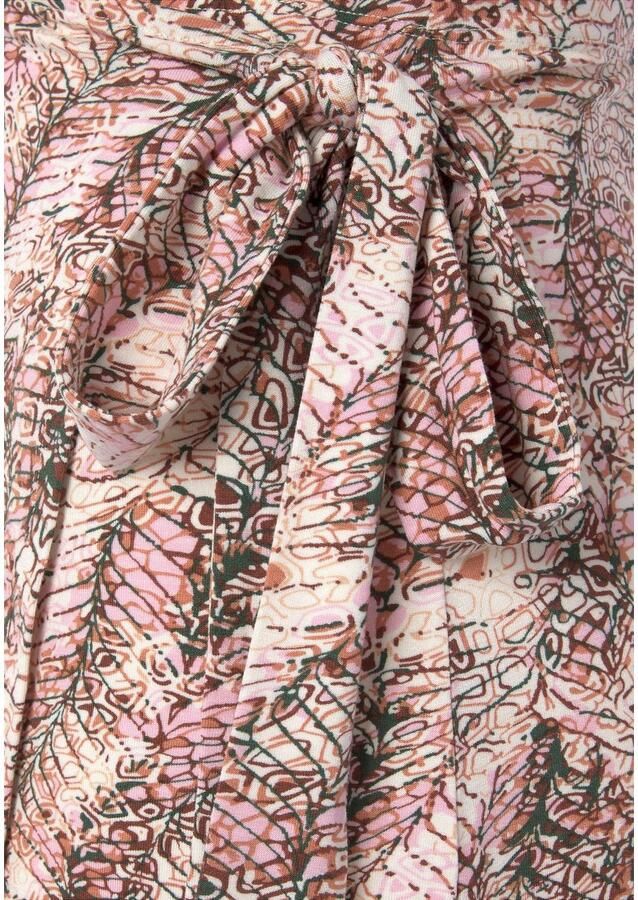 Buffalo Minirok met alloverprint zomerrok in wikkellook met strikband - Foto 4