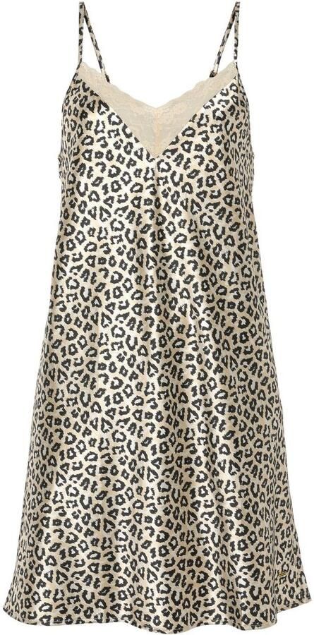 Buffalo Negligé met mooie dierenprint en kantinzetten - Foto 4