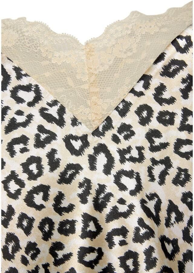 Buffalo Negligé met mooie dierenprint en kantinzetten - Foto 2