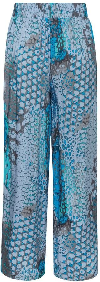 Buffalo Palazzobroek met animal print en elastische tailleband sweatpants stoffen broek - Foto 7