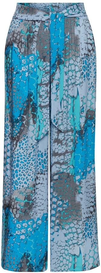 Buffalo Palazzobroek met animal print en elastische tailleband sweatpants stoffen broek - Foto 6