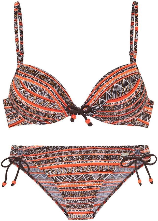 Buffalo Push-upbikini Met trendy streepdruk - Foto 3