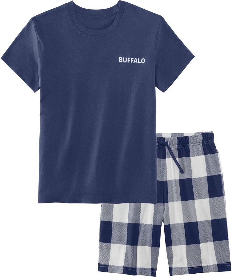 Buffalo Pyjama korte pyjama in coole ruitjeslook (set 2-delig 1 stuk) - Foto 5