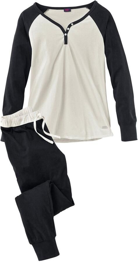 Buffalo Pyjama met decoratieve knopen (2-delig 1 stuk) - Foto 4