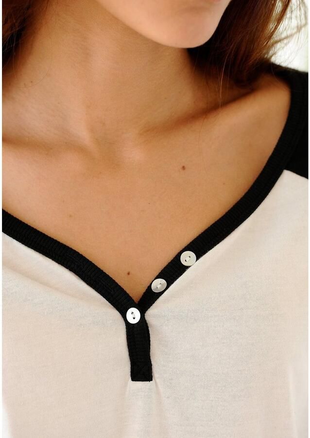 Buffalo Pyjama met decoratieve knopen (2-delig 1 stuk) - Foto 2