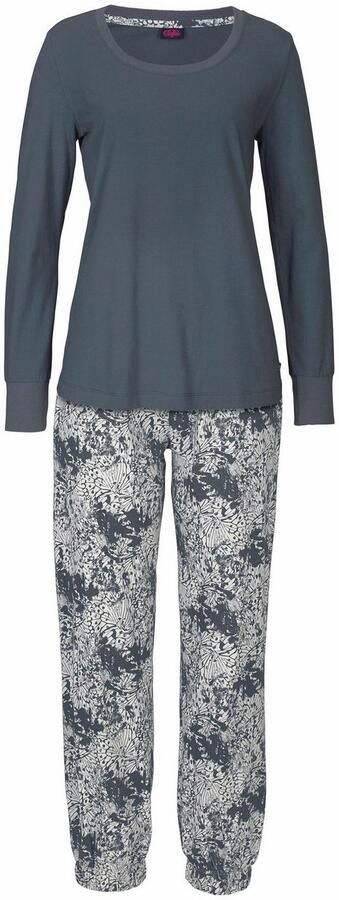 Buffalo Pyjama met gedessineerde broek en bijpassend shirt met lange mouwen (2-delig 1 stuk) - Foto 6