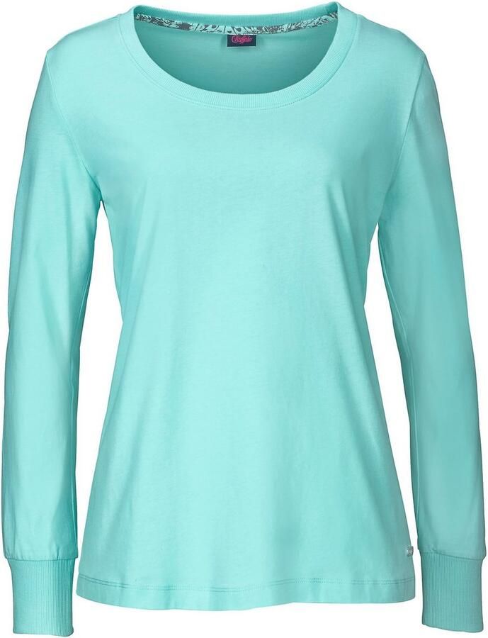 Buffalo Pyjama met gedessineerde broek en bijpassend shirt met lange mouwen (2-delig 1 stuk)