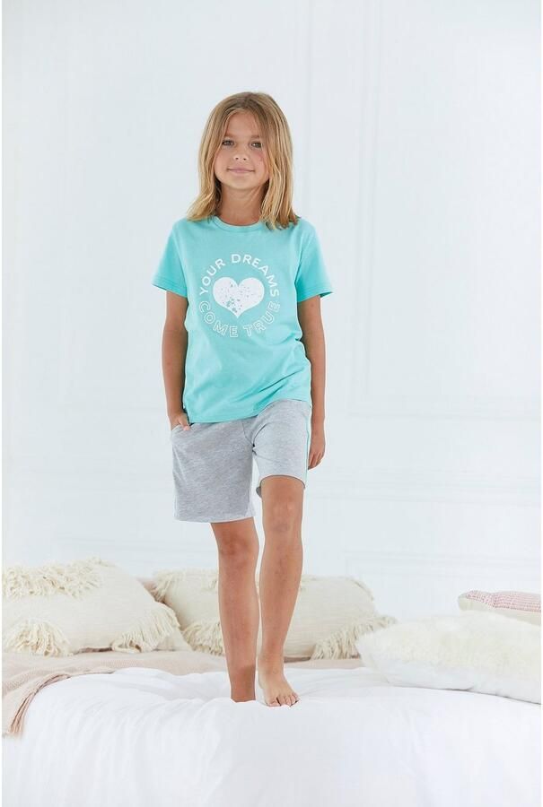 Buffalo Pyjama met hartprint aan de voorkant (2-delig 1 stuk)