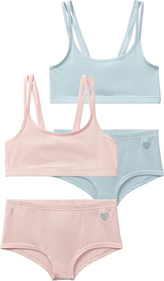 Buffalo Set: Bustier klassiek eenvoudig design (set 4-delig Met hipster) - Foto 4