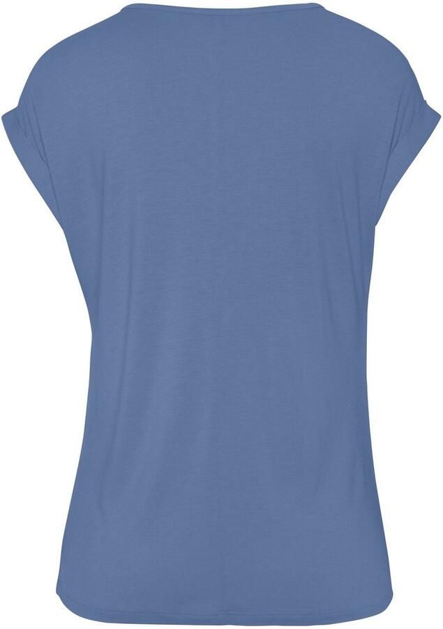 Buffalo Shirt met korte mouwen met decoratieve knopen comfortabel t-shirt van jersey basic - Foto 2